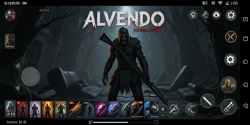 Gameplay ALVENDO yang menegangkan dan menyeramkan.