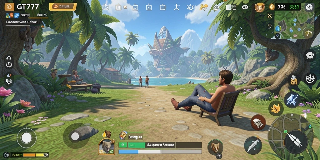 Screenshot gameplay GT777 yang penuh dengan warna dan keseruan.