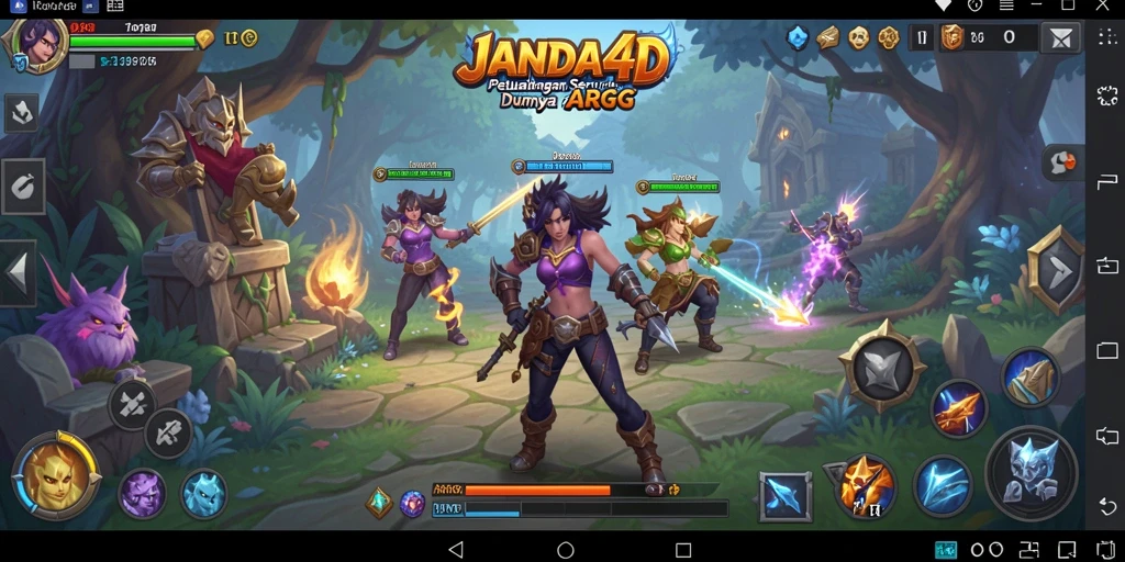 Tampilan gameplay seru dan dinamis di <strong>JANDA4D</strong>.