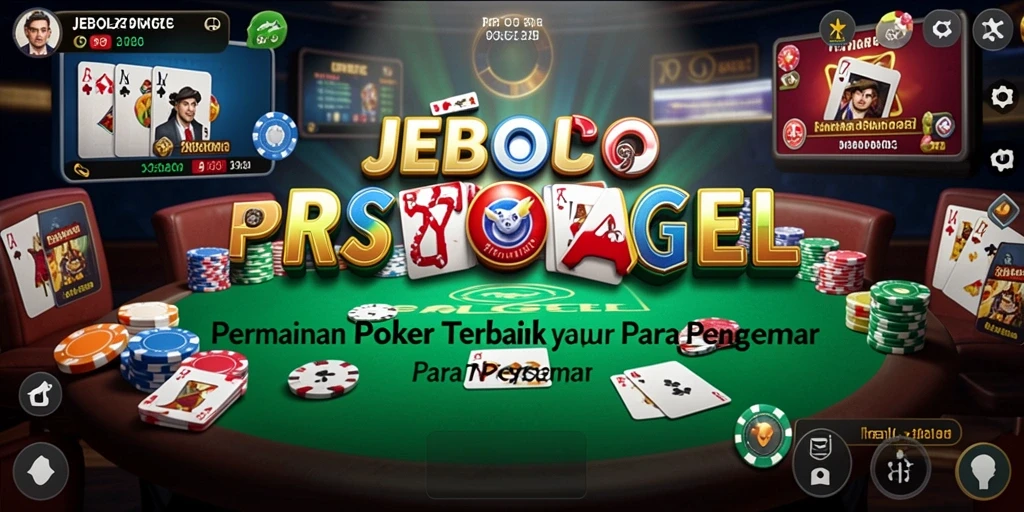 Tampilan grafis menarik saat bermain poker di JEBOLTOGEL.
