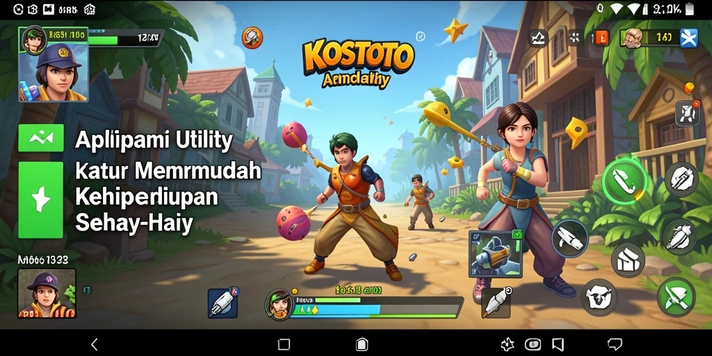 Tampilan antarmuka utama KOSTOTO yang intuitif dan mudah digunakan.